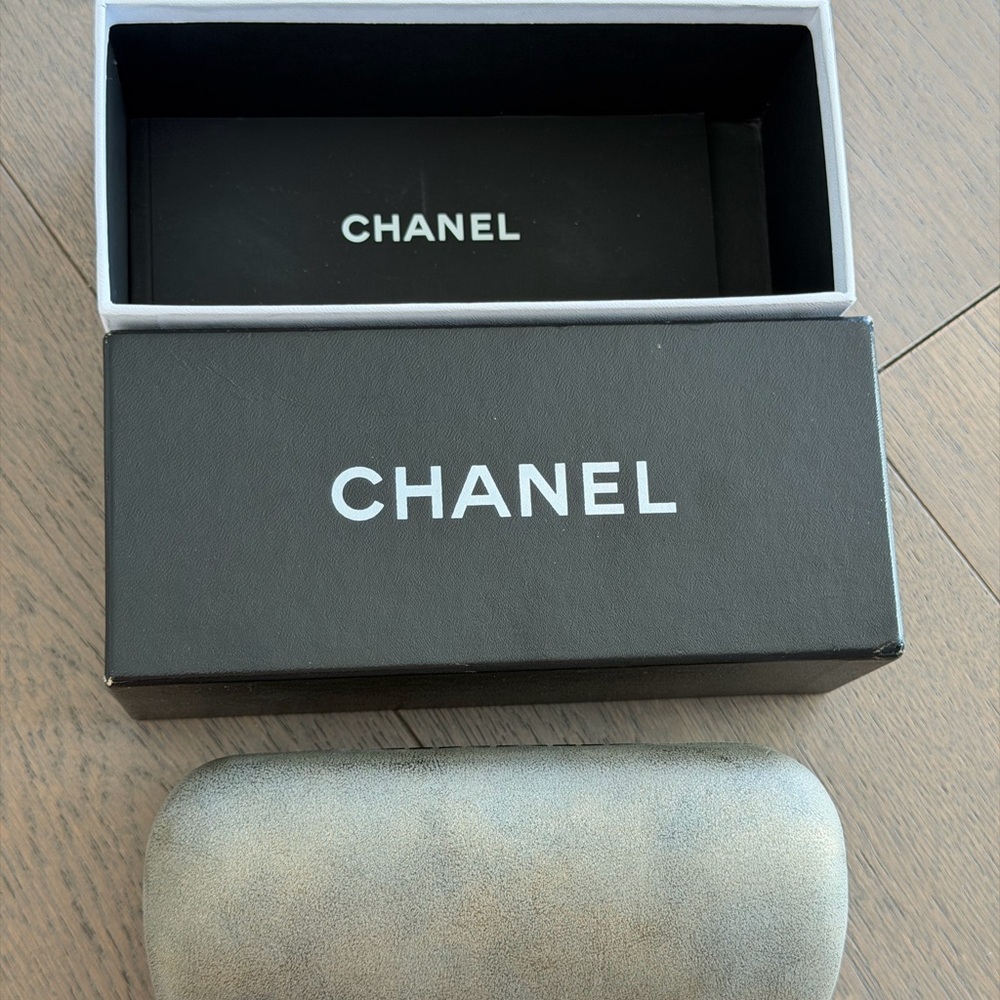 Authentic Chanel Sunglasses Replacement Case With… - image 2